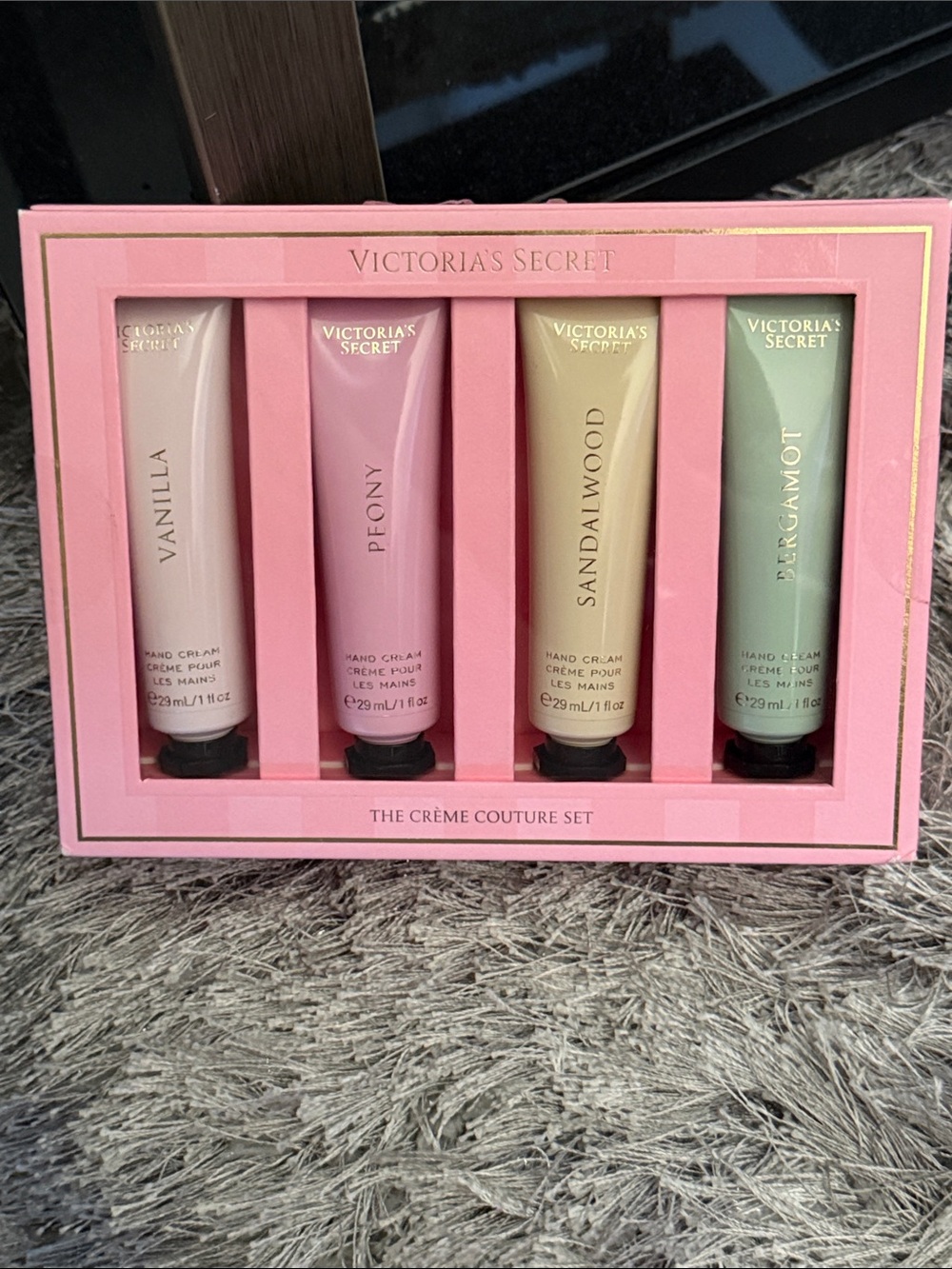 Victoria's Secret Hand  Set - Pink, Cream, Tan, Green